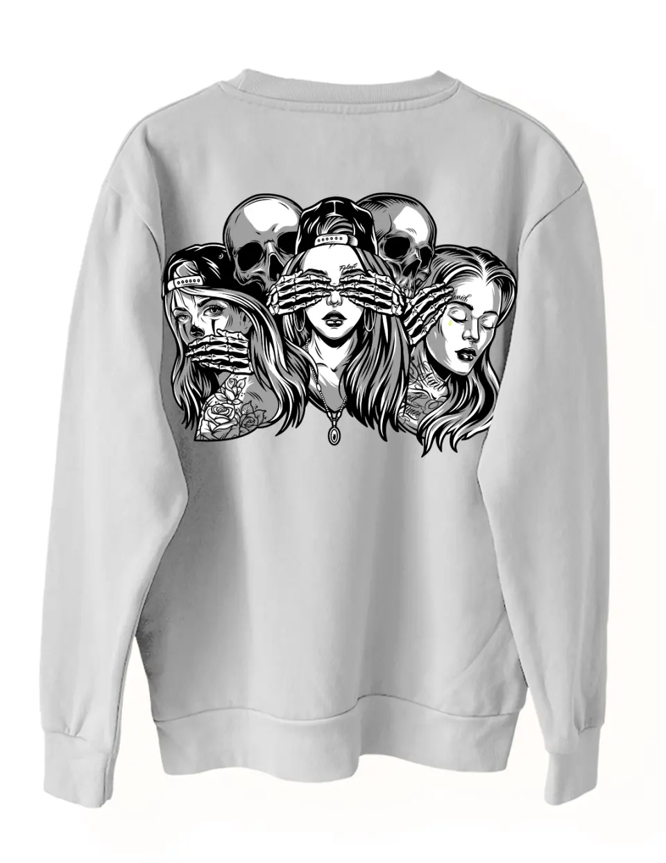 Bluza premium_alb_FPLAYT Mafia Skeletons_spate.jpg
